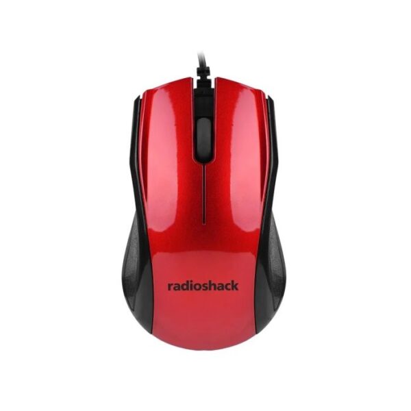 RadioShack High-Definition Optical Mouse - Red & Black