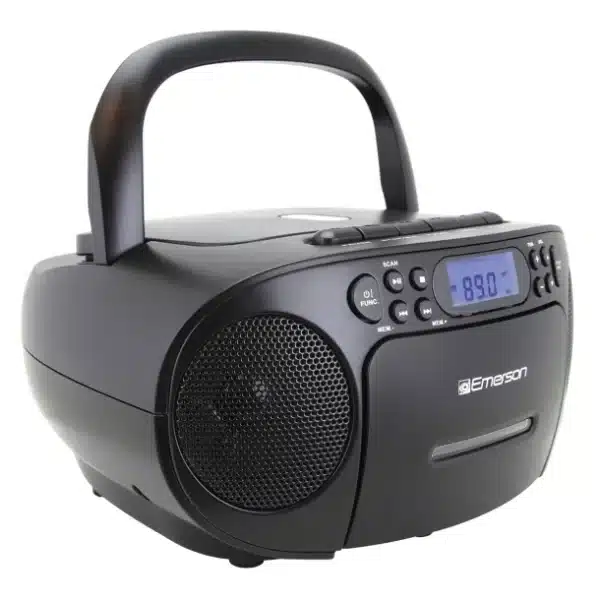 Emerson CD/Cassette/Radio Boom Box, EPB-3003 (Black) - Image 2