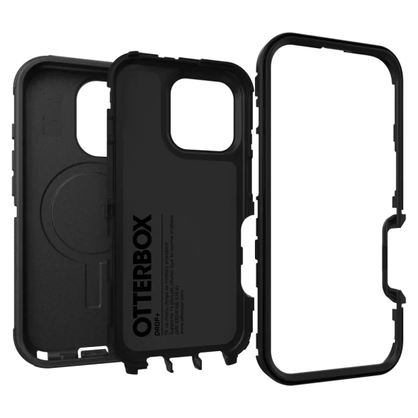 OtterBox - Defender Pro MagSafe Case for Apple iPhone 16 Pro - Black - Image 3