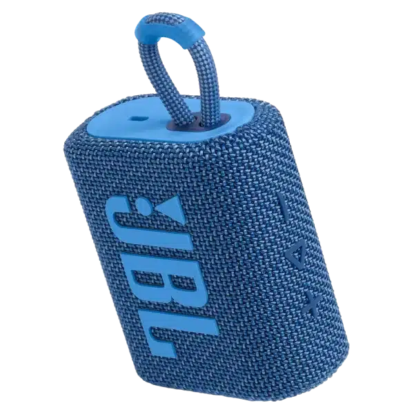 JBL Go 3 Eco Waterproof Bluetooth Speaker - Ocean Blue - Image 2