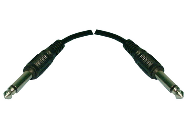 1/4" Mono Male-to-Male Audio Cable (6 ft.)