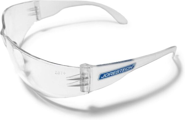 Protective Safety Glasses, Polycarbonate Impact Resistant Lens (Clear) - Image 2