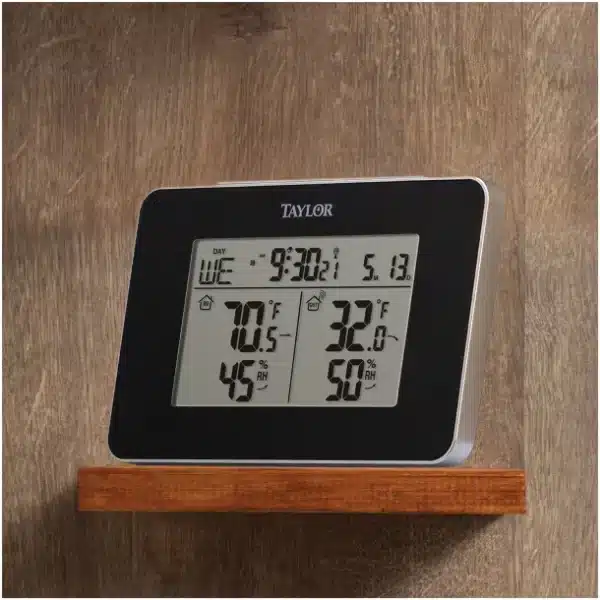 Taylor Wireless Indoor and Outdoor Weather Station with Hygrometer - Image 2