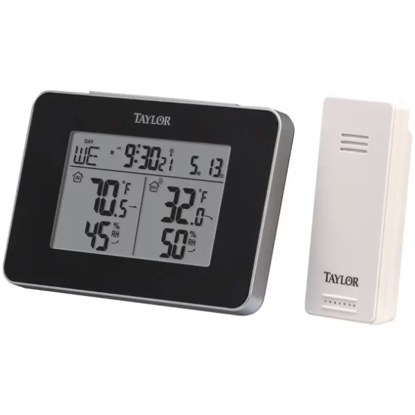 Taylor Wireless Indoor and Outdoor Weather Station with Hygrometer