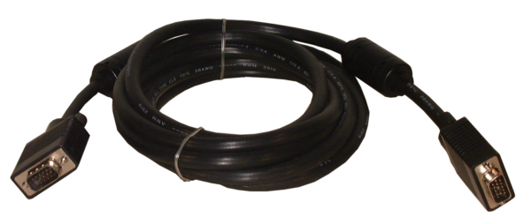 High-Resolution SVGA Cable (HD15 Male to Male)10 ft.