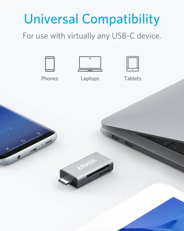 Anker USB-C 2-in-1 Card Reader - Image 3