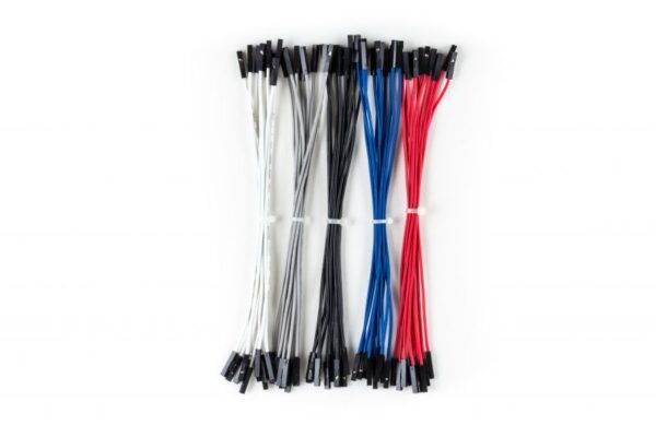 6-Inch Female-to-Female Premium Jumper Wires (50-Pack)