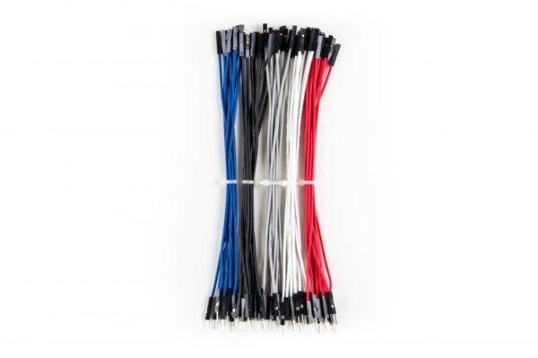 6-Inch Male-to-Female Premium Jumper Wires (50-Pack)