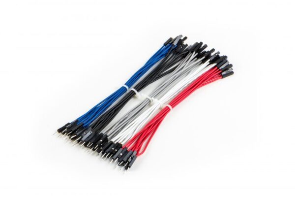 6-Inch Male-to-Female Premium Jumper Wires (50-Pack) - Image 3