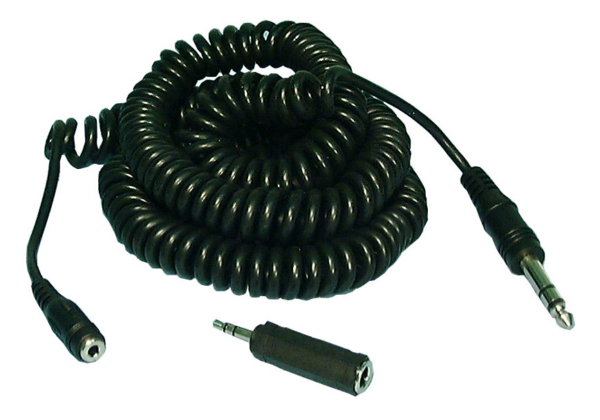 25 ft. Universal Stereo Extension Cable (1/4" Male to 3.5mm Female, includes 3.5mm Stereo Male to 1/4" Female Adaptor)