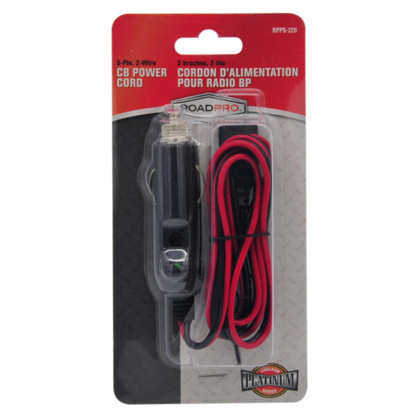 3-Pin 2-Wire CB Power Cord w/ Plug - Image 4