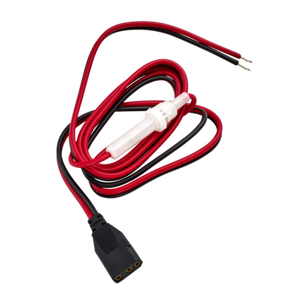 3-Pin 2-Wire CB Power Cord with Stripped Ends