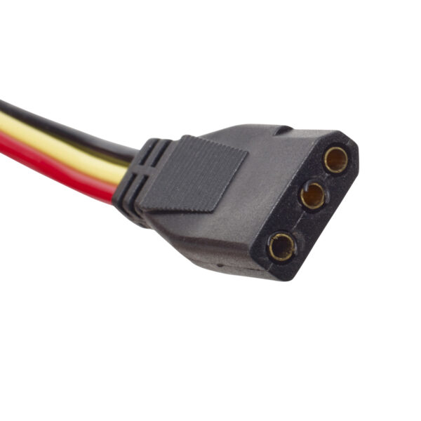 3-Pin 3-Wire 16GA Power Harness with Plug - Image 2