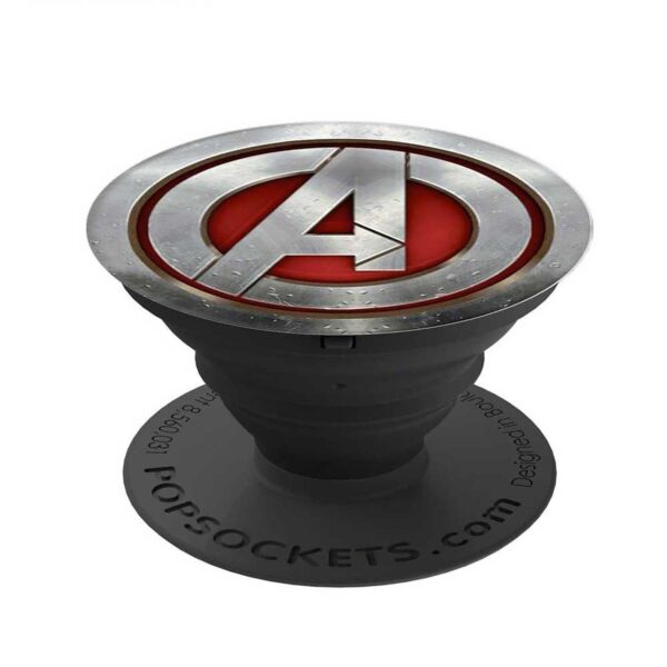 PopSockets - Avengers Logo Monochrome PopGrip