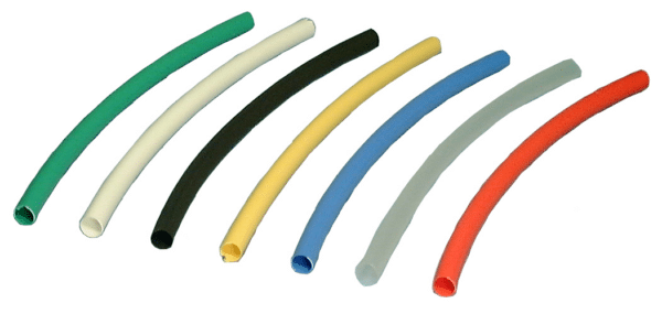 Heat Shrink Tubing Color Pack Assortment – 1/4 Inch Diameter, 10 Pieces