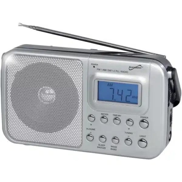 Supersonic Portable 4-Band AM/FM/SW1-2 Radio