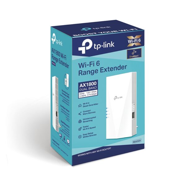 TP-Link AX1800 Wi-Fi 6 High-Speed Range Extender - Image 3