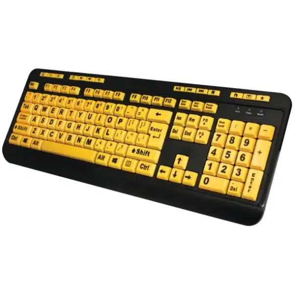 EasyTouch 132 Luminous Large-Print Desktop Keyboard - Image 2