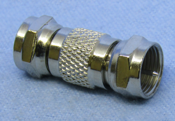 Male-to-Male F Type Connector Adapter