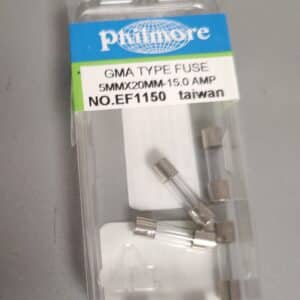 15A 250V  5x20mm Fast-Acting Glass Fuses