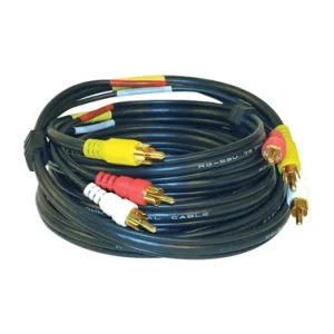Stereo RCA Audio/Video Dubbing Cable (Composite A/V) 12ft