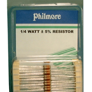 100 Ohm 1/4 Watt Resistors – 50 Pack